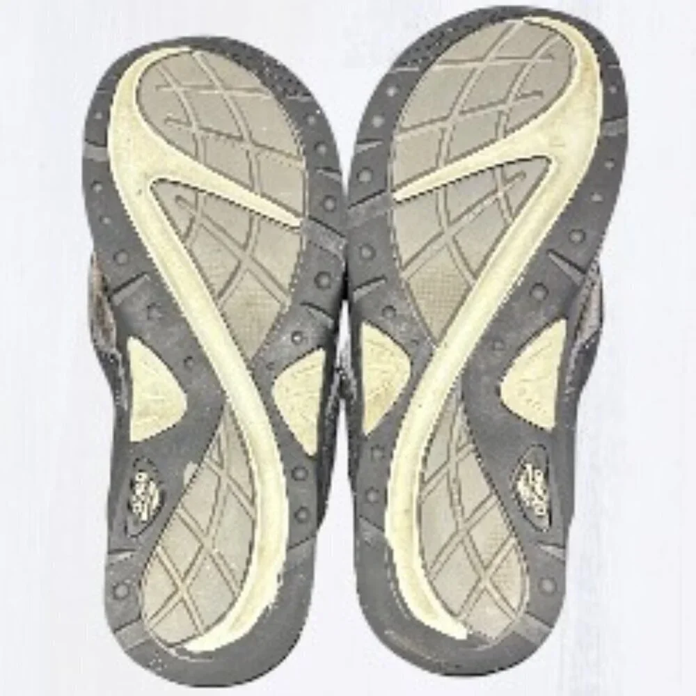 ABEO Zuma Post Flip Flop Sandals Black Size 12